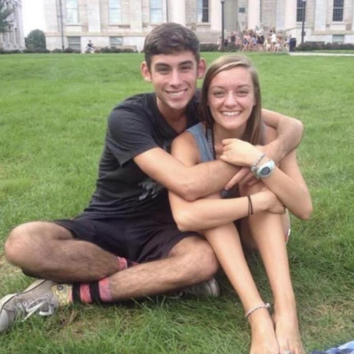 An early photo from 2014, when Hannah visited Mac at University of Iowa!