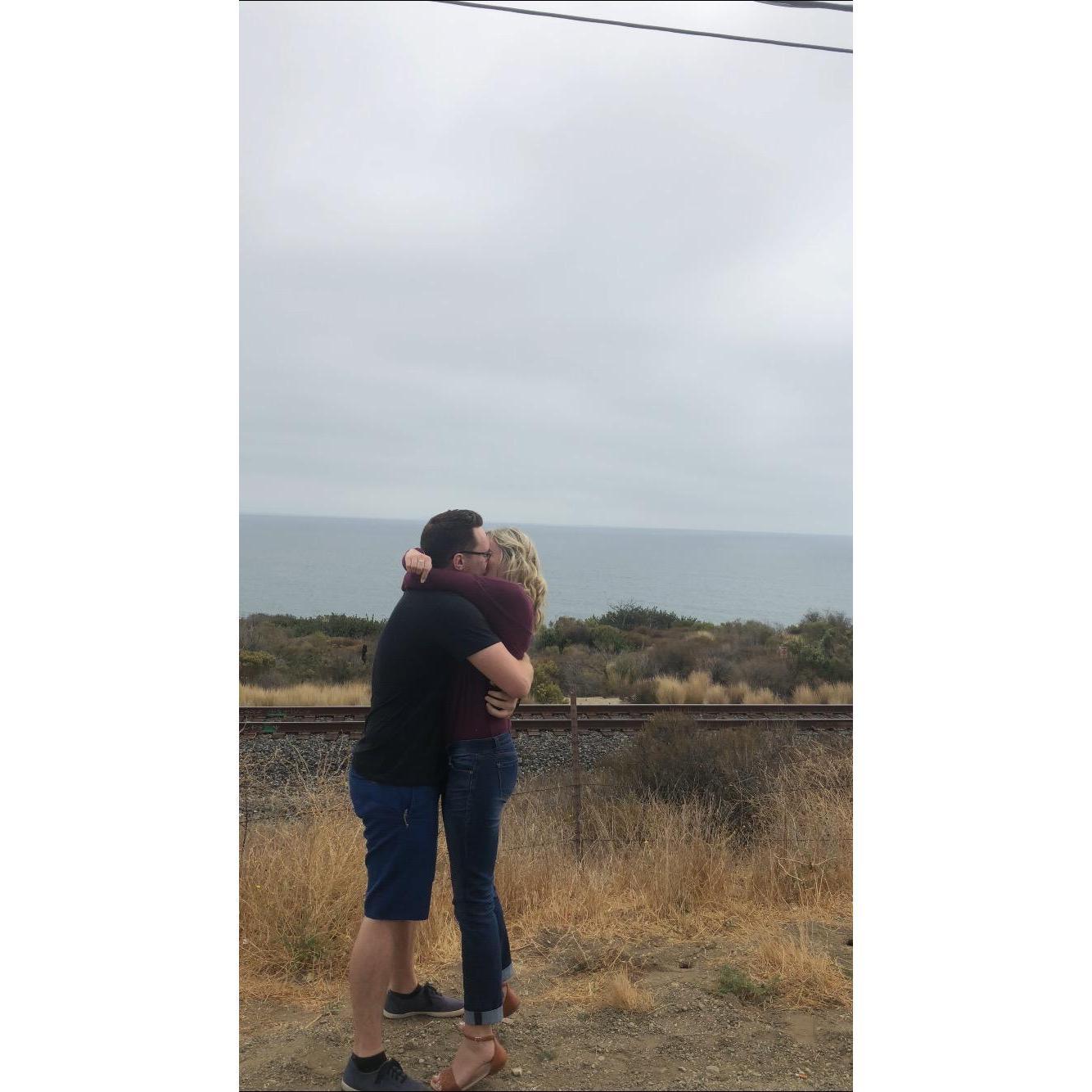 Right after the proposal