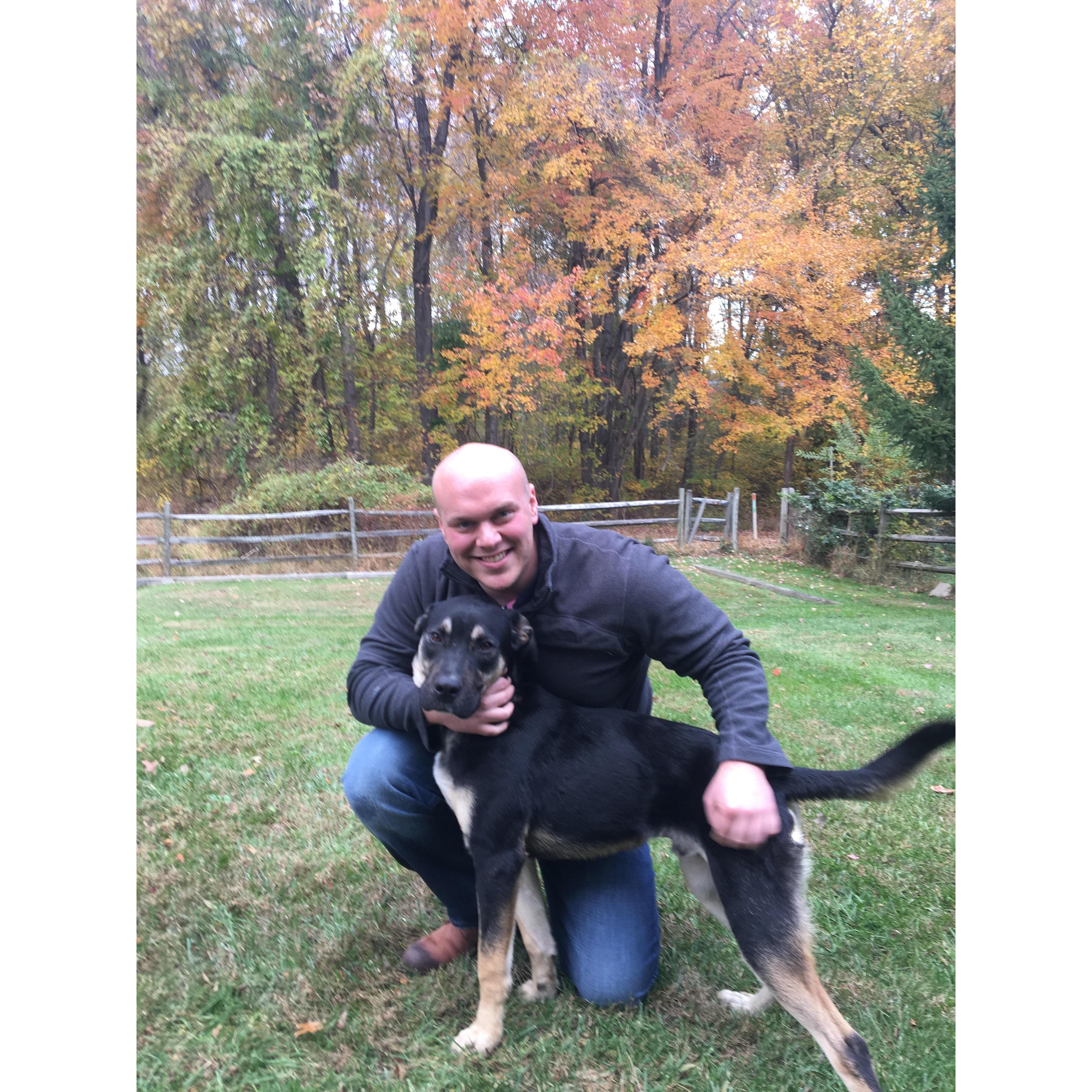 The day we brought Brody home (November 4, 2017)