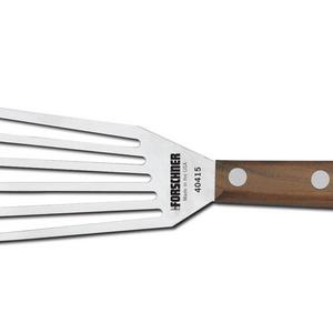 Victorinox 3-Inch by 6-Inch Chef's Slotted Fish Turner, Walnut Handle