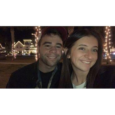 We just walked across the Loin bridge in St. Augustine and were looking at the lights before eating out for my birthday.