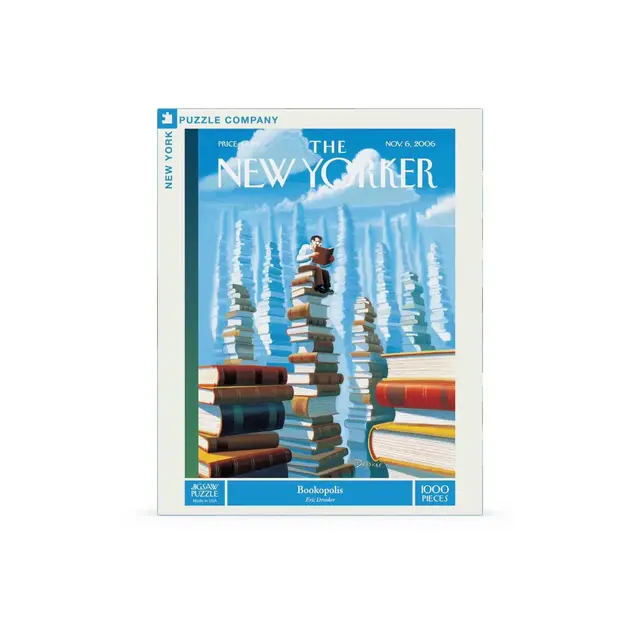 New York Puzzle Company Bookopolis 1000 Piece Puzzle