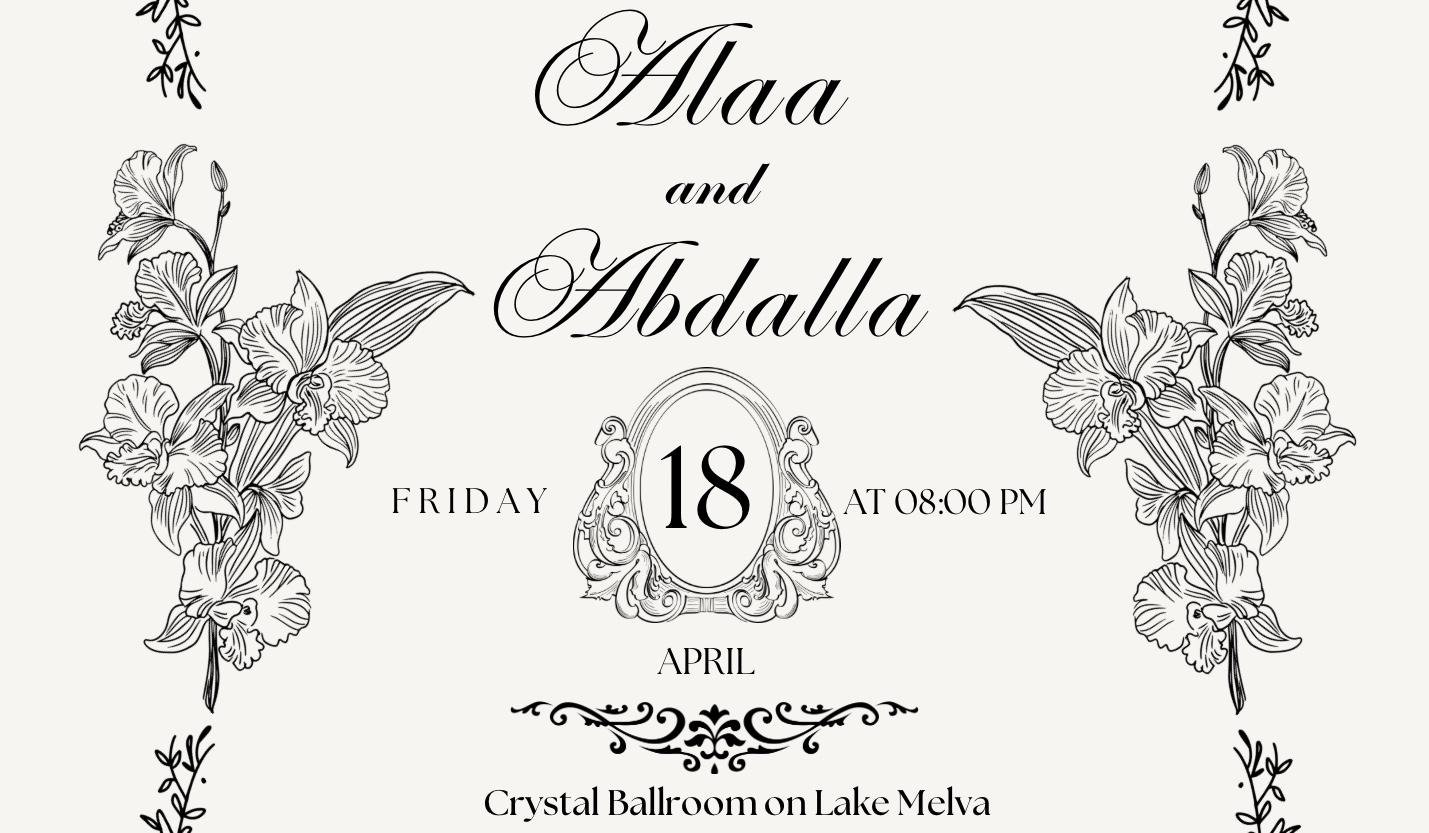 The Wedding Website of Alaa Wadie and Abdalla Kardash