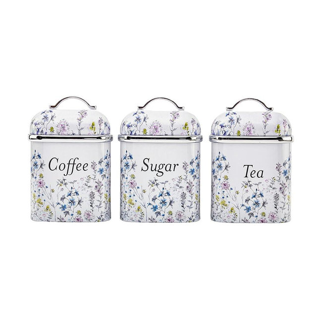 Laura Ashley VQ 3pc Canister Set - Wild Meadow