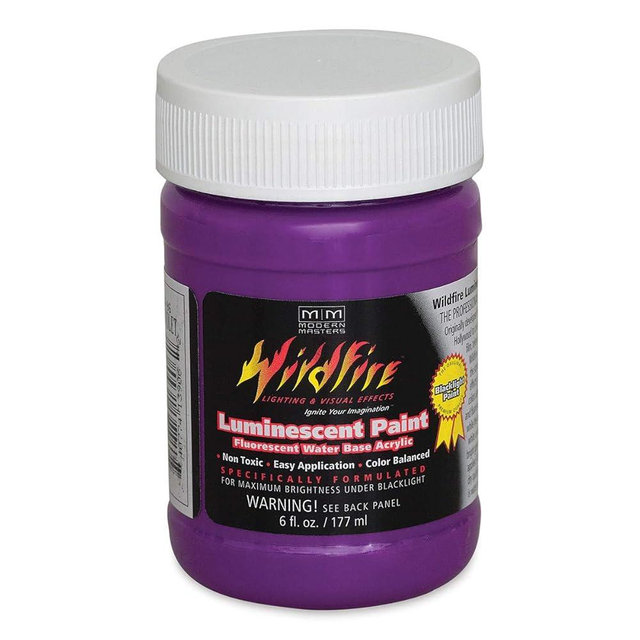 Modern 145420 13906 WF-139 Wildfire UV Sensitive Deep Violet Fluorescent Size, 6 oz
