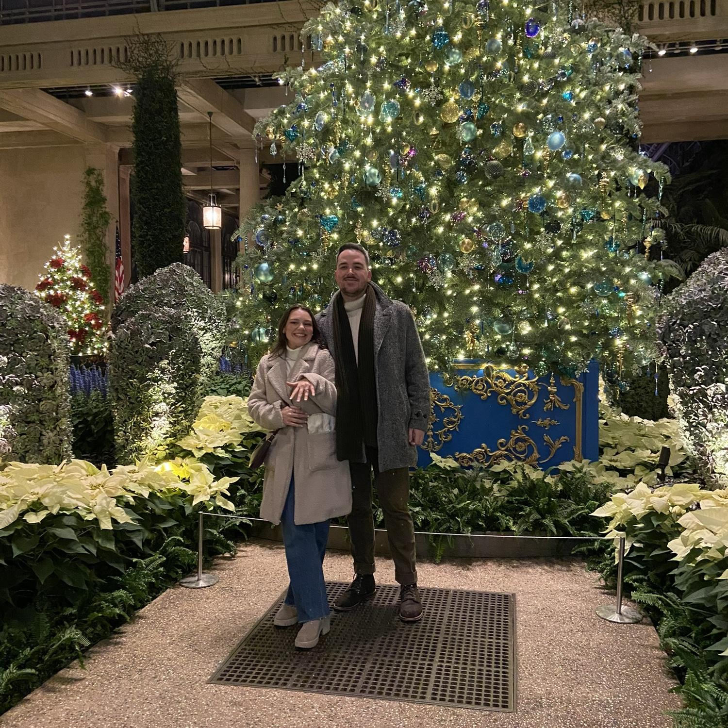 The spot we got engaged where my dad nearly freaked while Owen opened the ring box over the grate!!