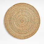 Artesia Natural Round Placemat