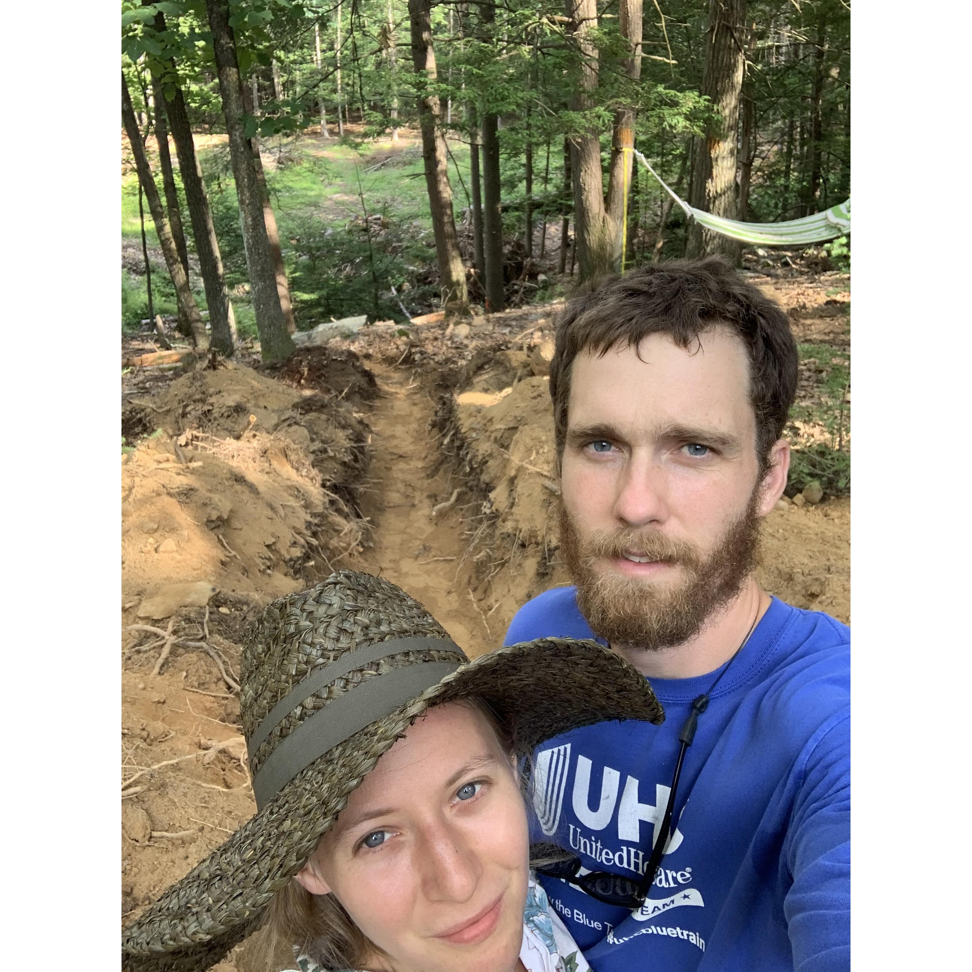 Couples that dig drainage ditches together, stay toghether