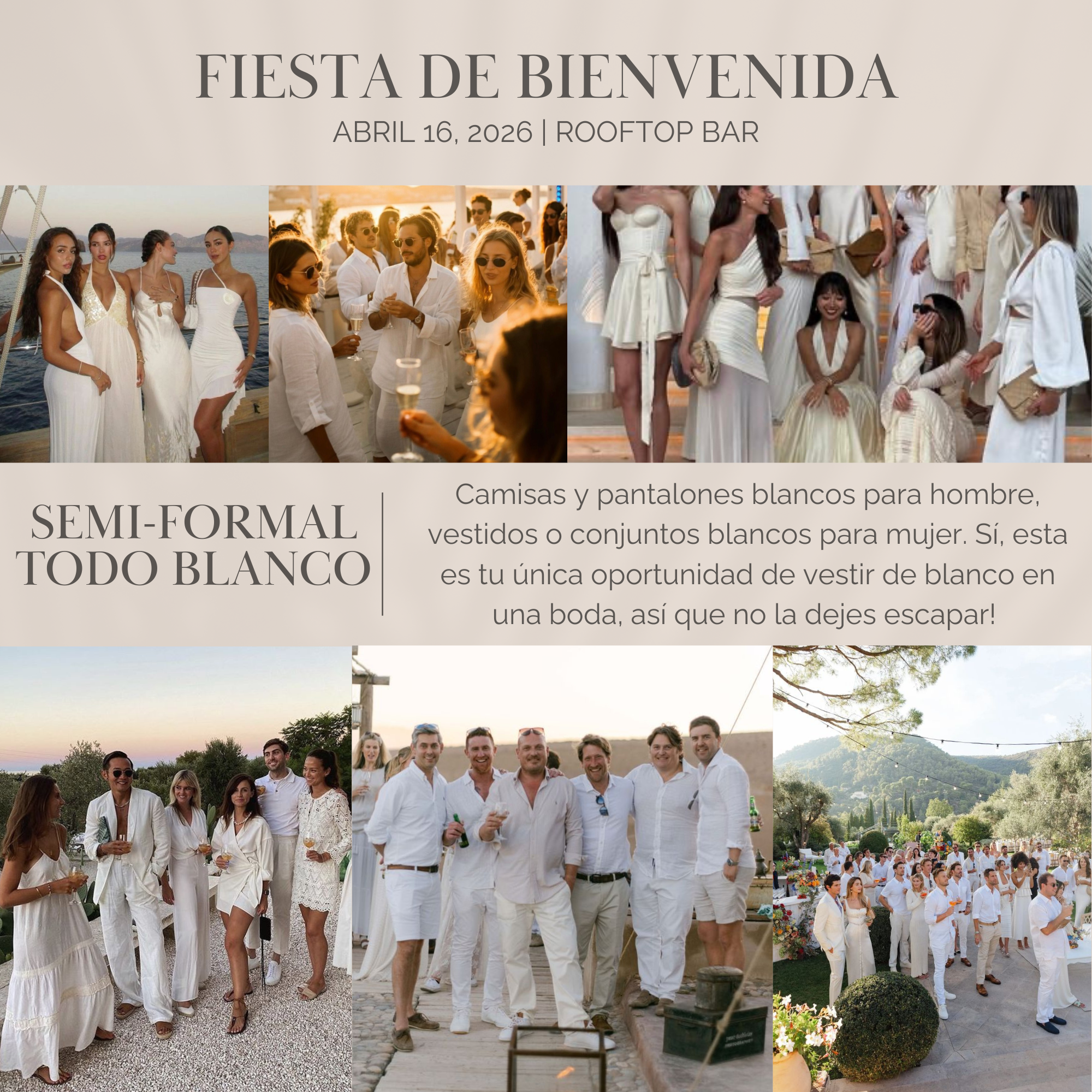 Fiesta de Bienvenida | Abril 16, 2026
