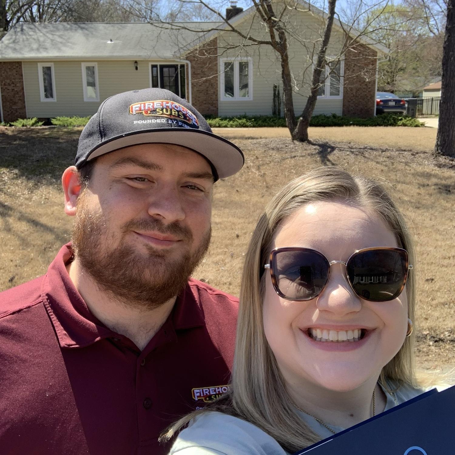Closing day on our first home!