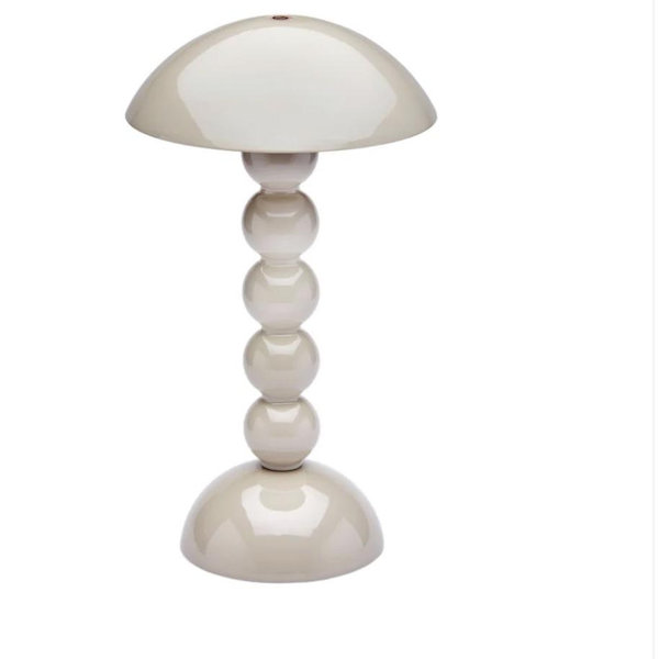 Bobbin LED Cordless Rechargeable Table Lamp - Beige, Standard, One Size