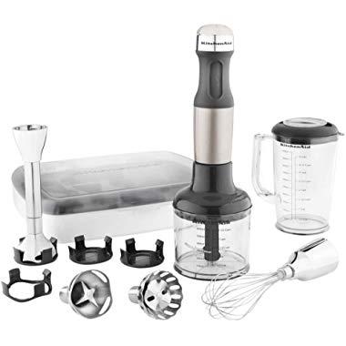 KitchenAid KHB2561ACS Architect Series 5-Speed Hand Blender - Coco Silver