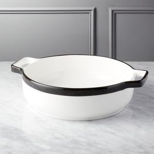 Tux Large White Baking Dish
