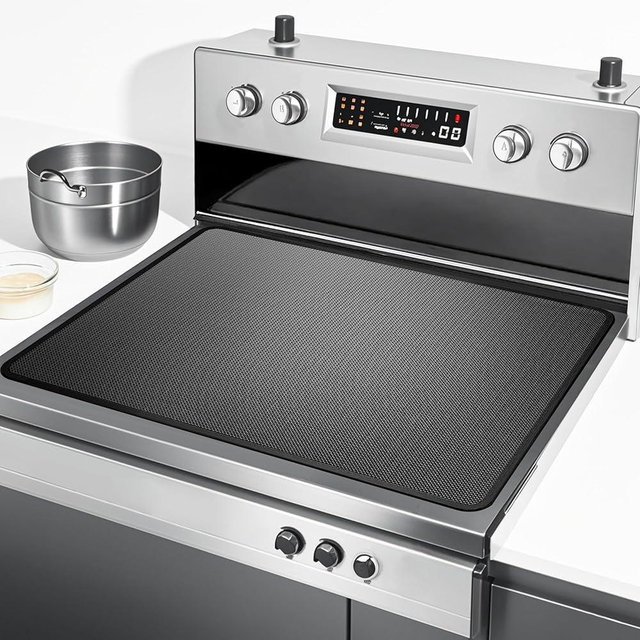 CyanCloud Stove Top Covers for Electric Stove, 28" x 20" Fireproof & Waterproof Stove Covers, Stove Covers for Gas Stove Top, Heat Resistant Stove Mat for Glass Top Stove, Cooktop Protector