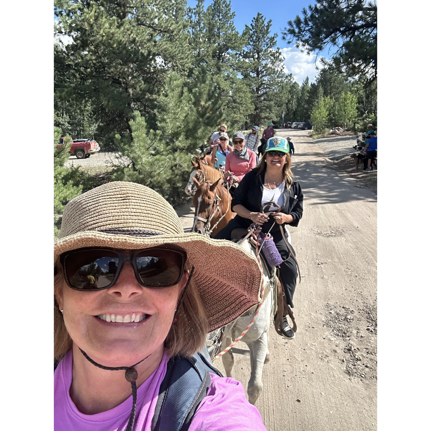 2024 Mt Princeton Stables riding with the best wrangler, Cindy.