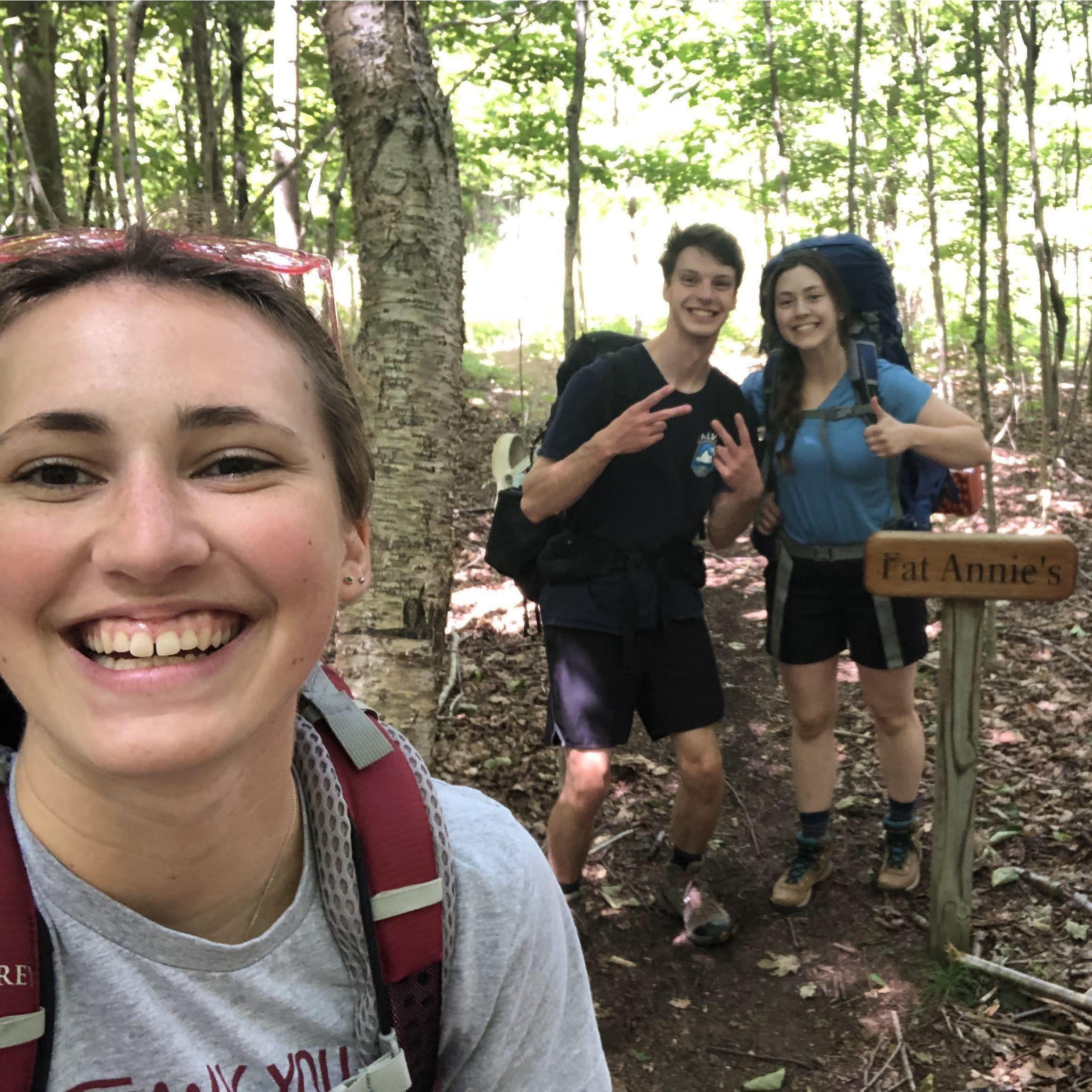 North Manitou Island backpacking with our friend Bri.