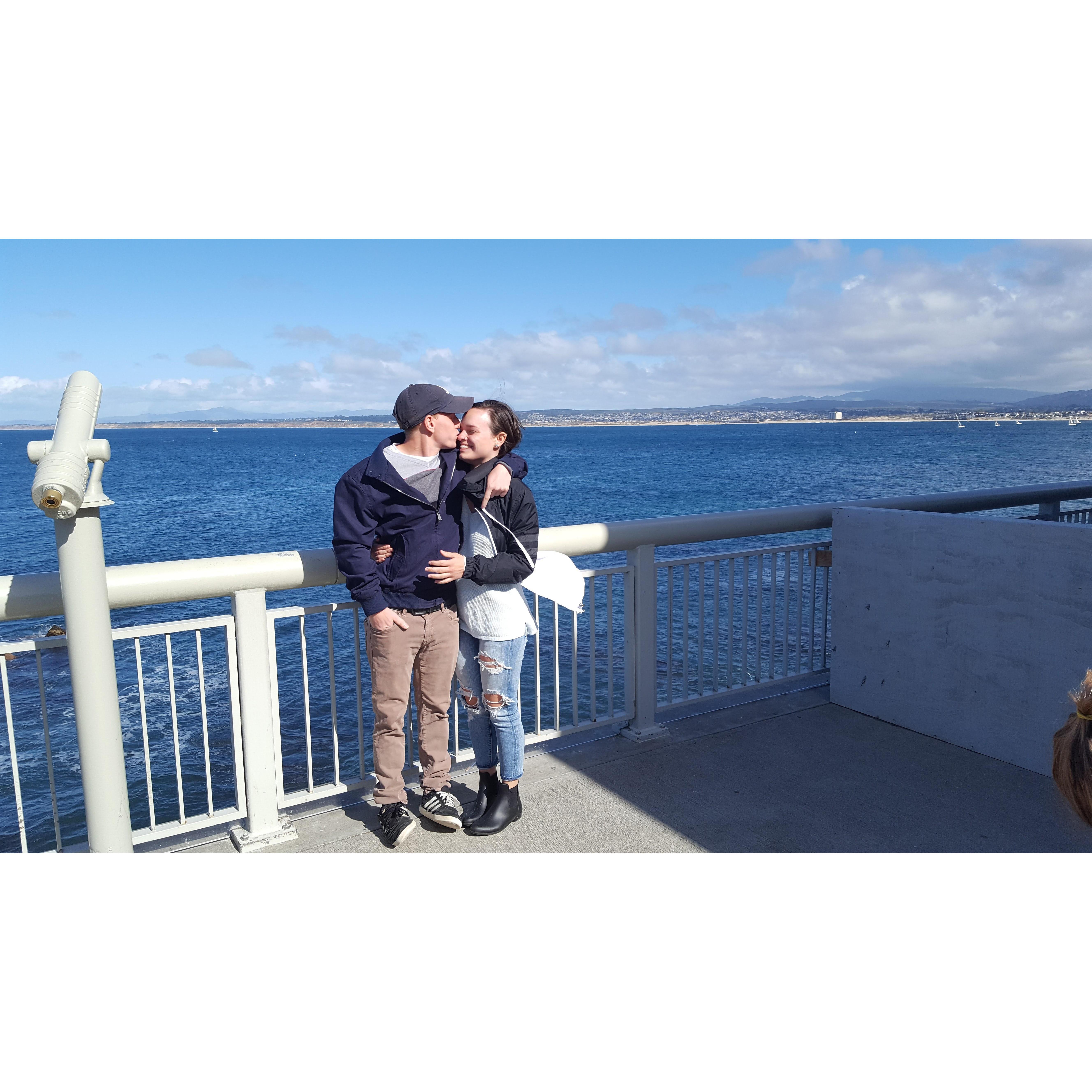 Amanda and Drew took us to Monterey Bay during a trip to San Francisco to visit.