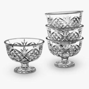 Dublin Crystal Ice Cream Bowl 10oz oz (Set of 4)