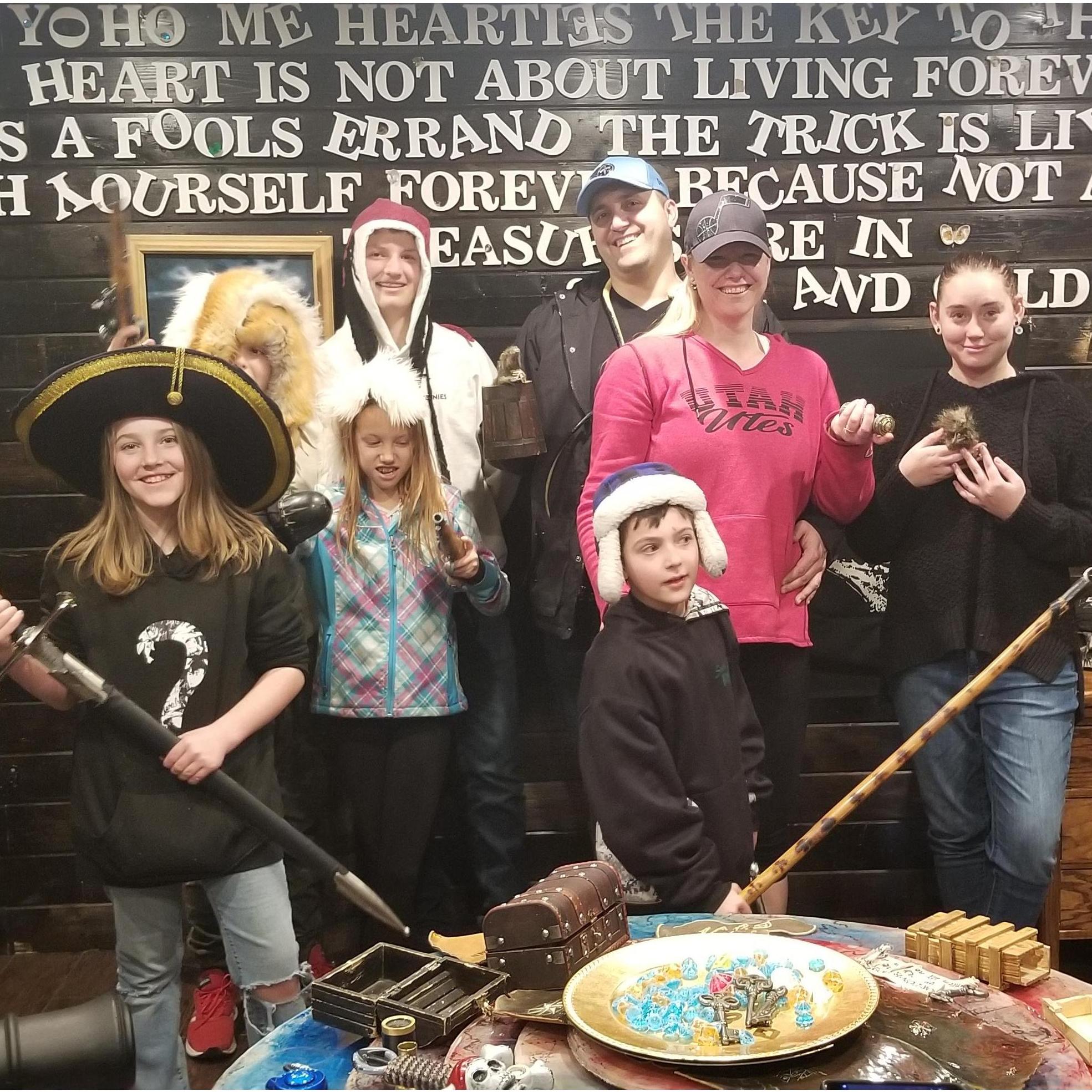 Noah's birthday outing - Escape Room - January 2020