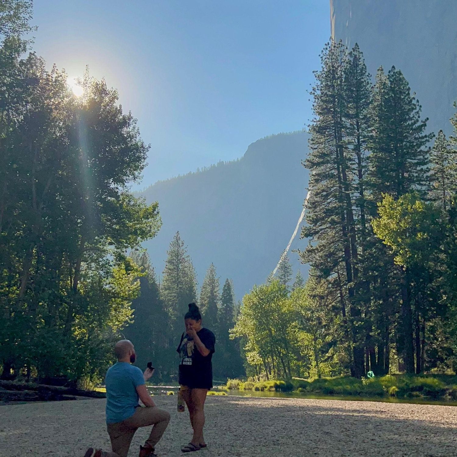Engaged! Yosemite National Park.