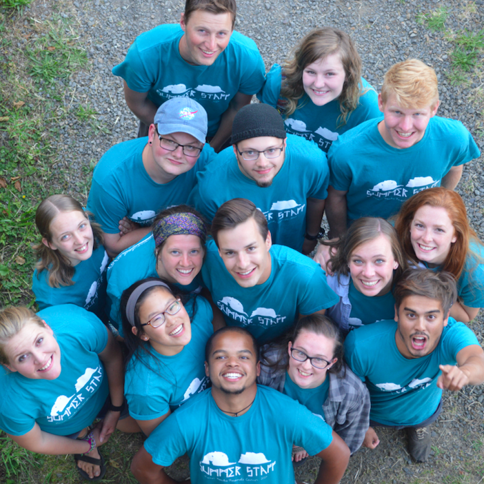 Our first summer at camp where we met! :)