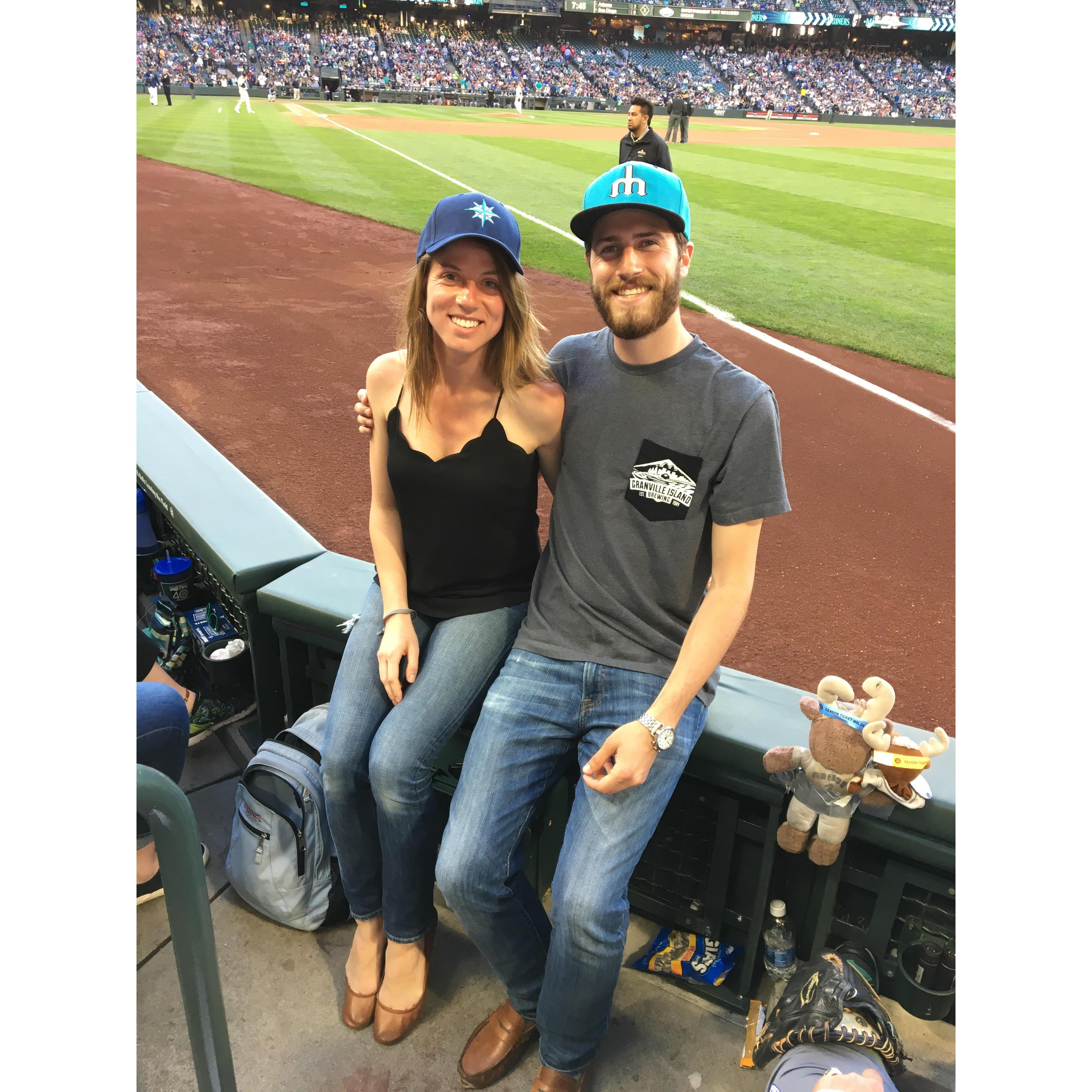 This was one of our first dates in Seattle!