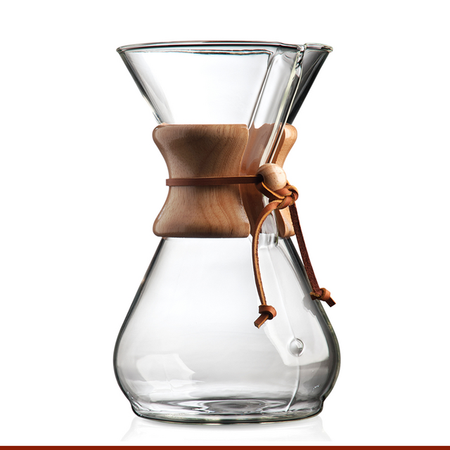 Eight Cup Classic CHEMEX® with Crimson Red Rawhide