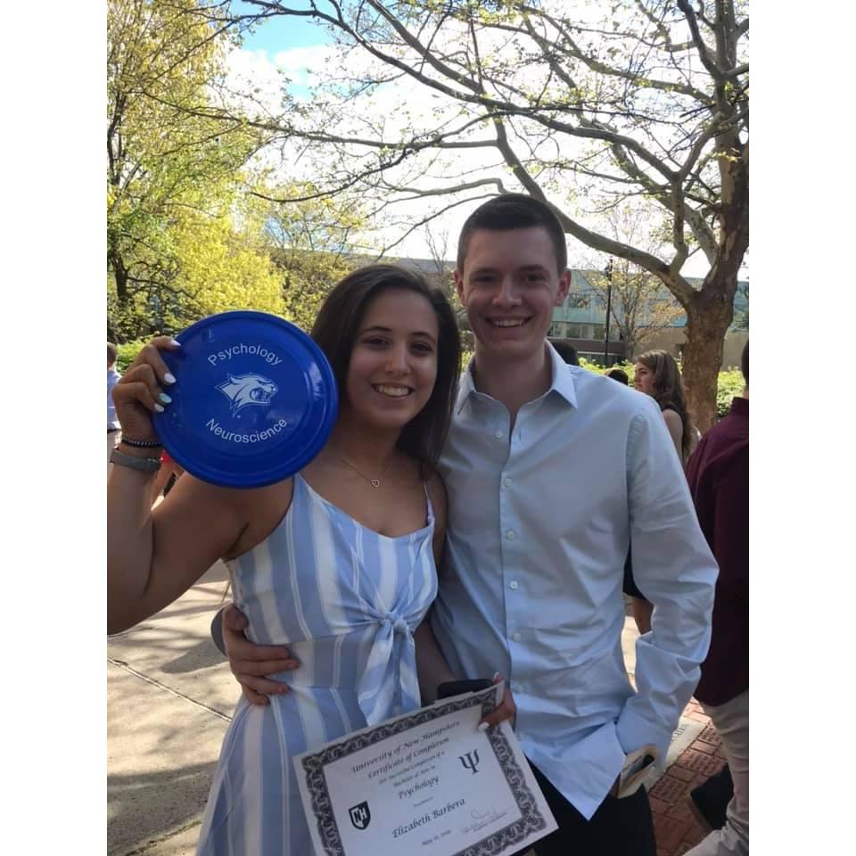 Lizzy's psychology graduation ceremony