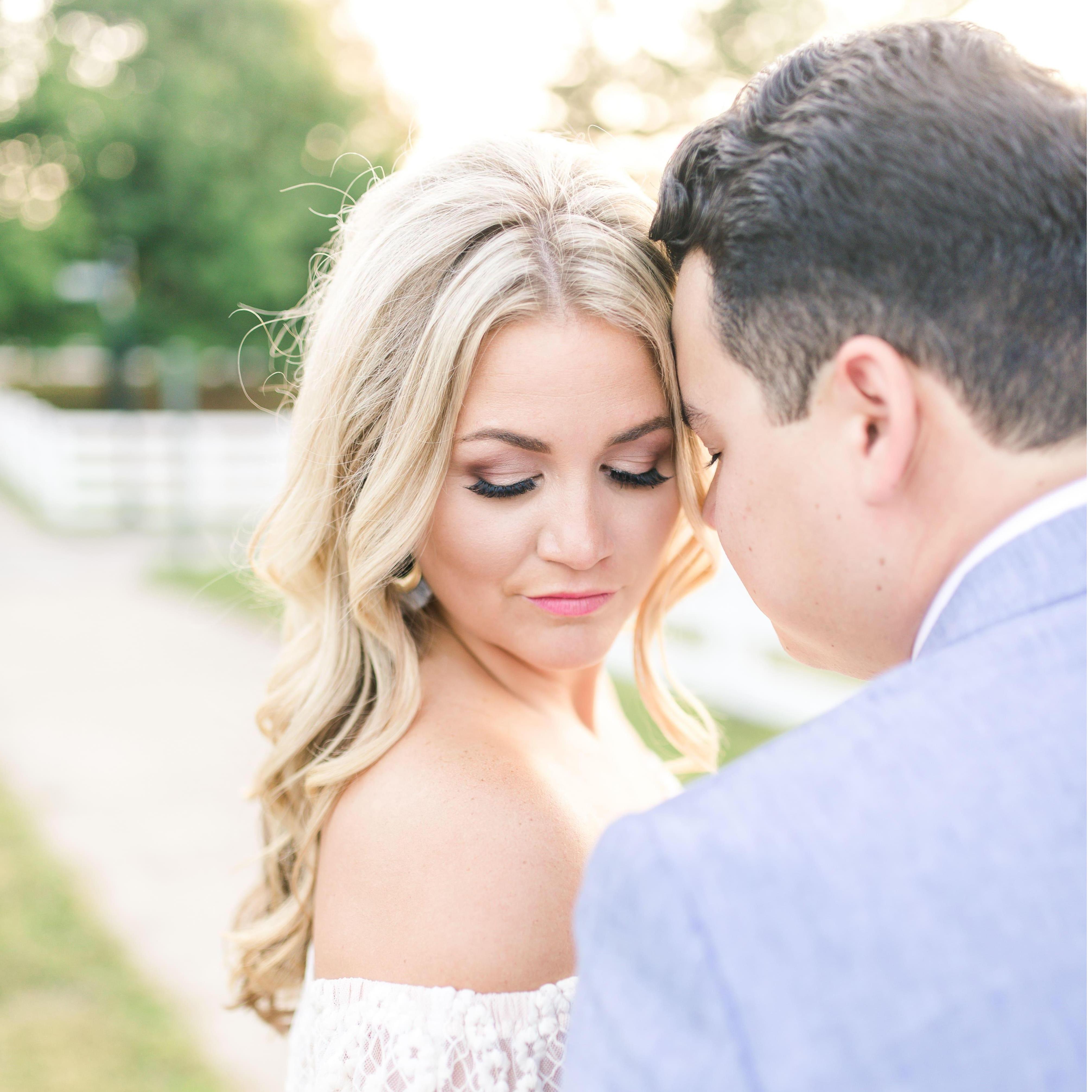 Engagement Photos, Outside of Keeneland, Lexington, KY