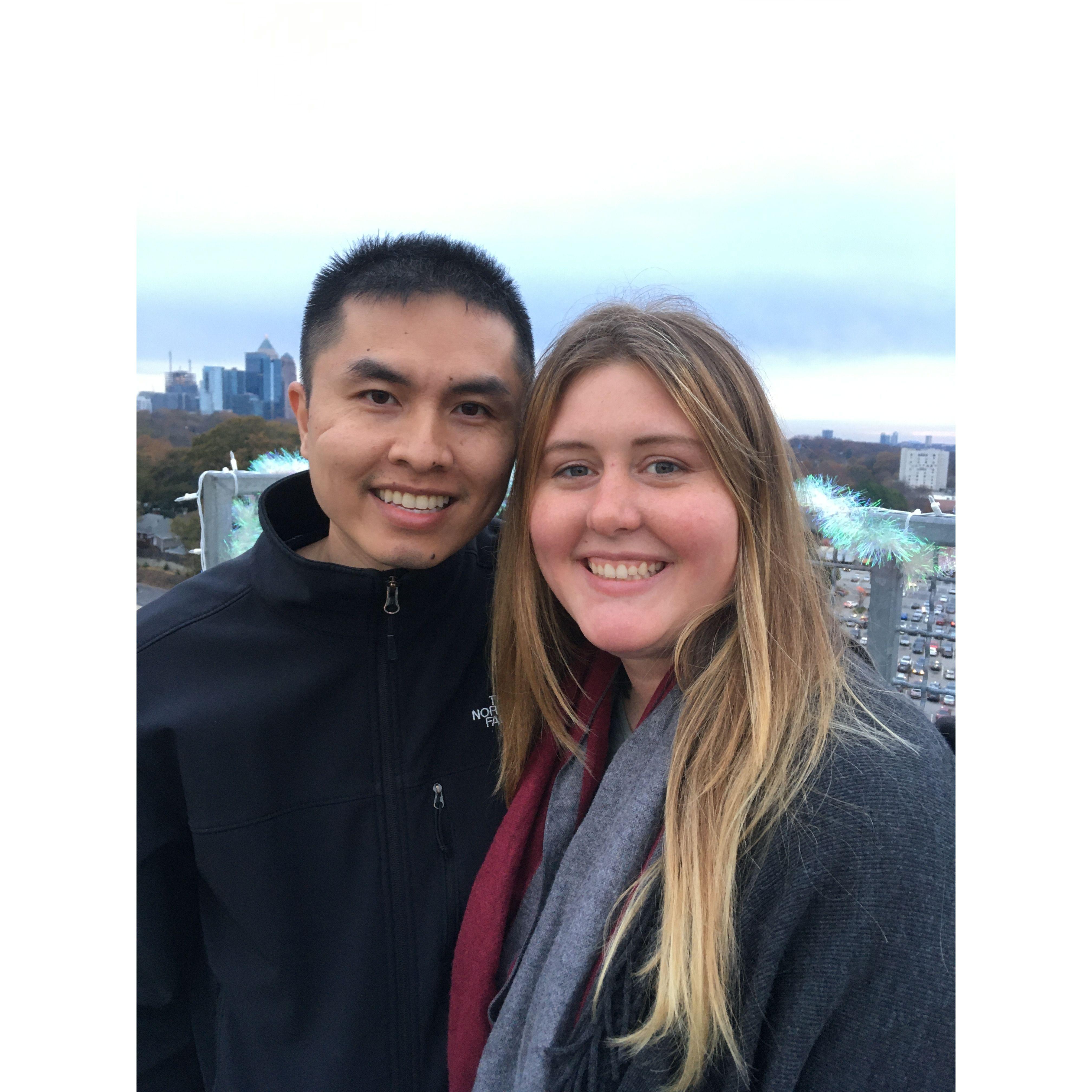 Ponce City Market Thien preparing to propose  Dec. 6th 2020