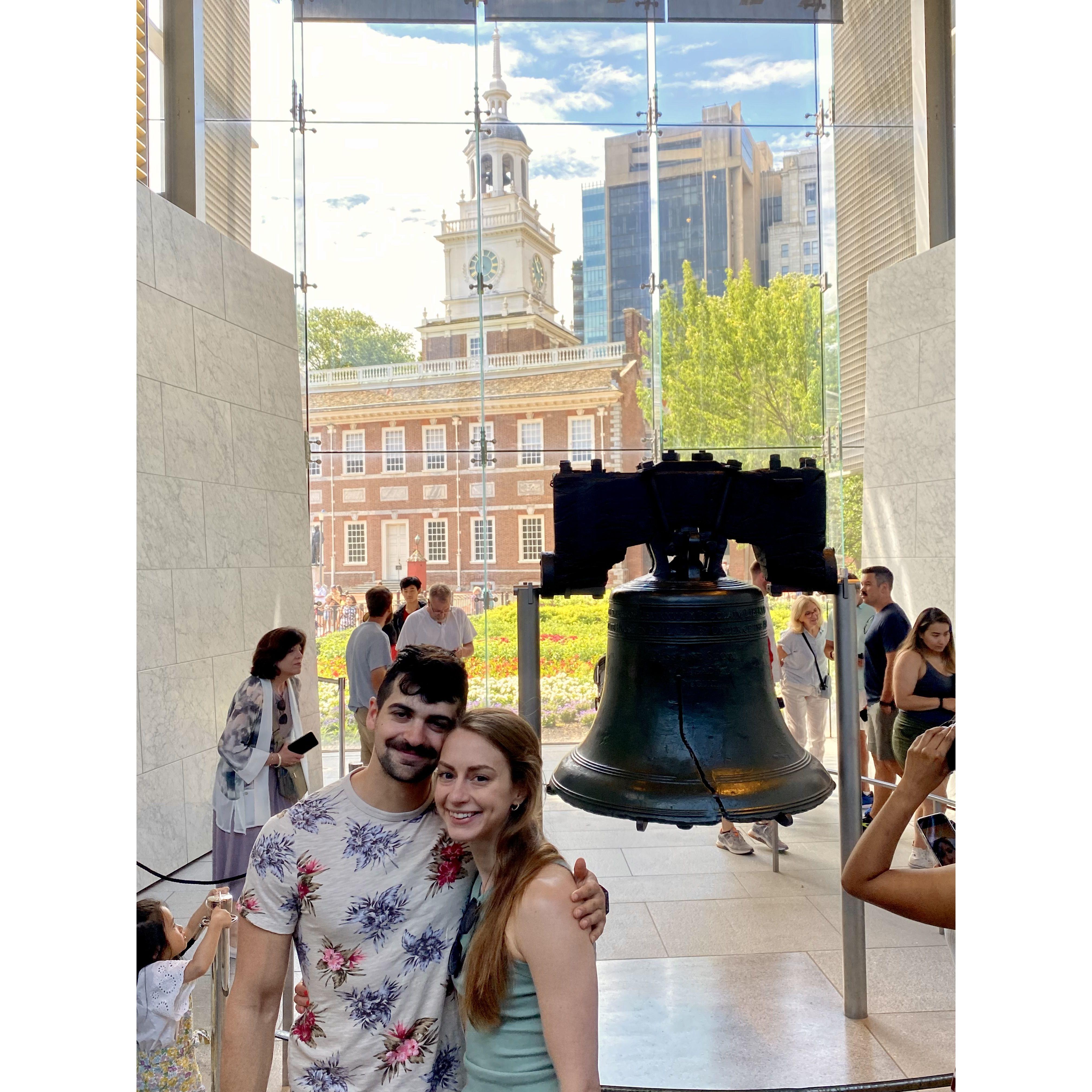 4th of July trip with a stop to see the Liberty Bell in Philadelphia