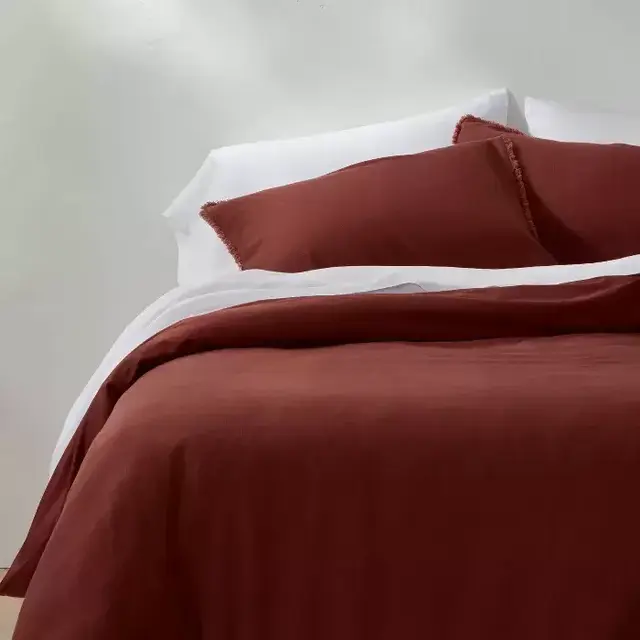 Heavyweight Linen Blend Duvet & Pillow Sham Set - Casaluna™