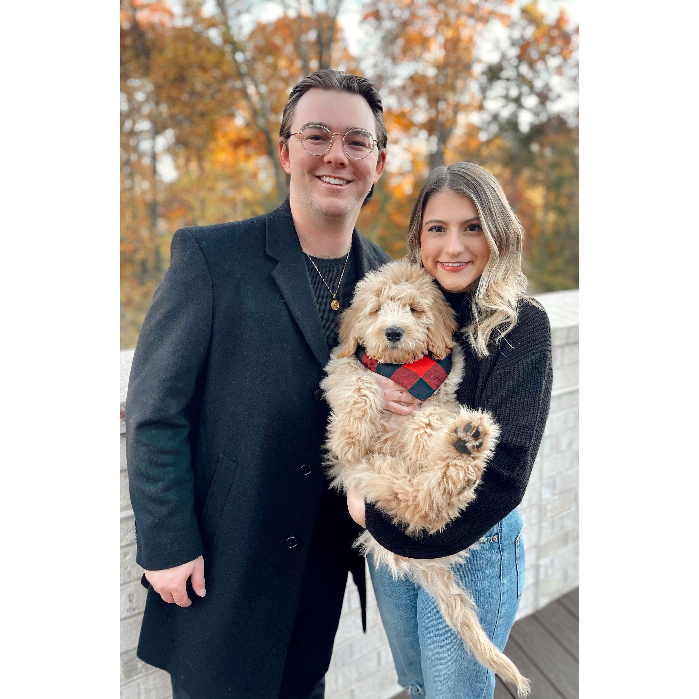 December 2021: First Christmas card picture!
