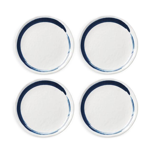 Lennox Blue Bay Melamine Dinner Plates, Set of 4