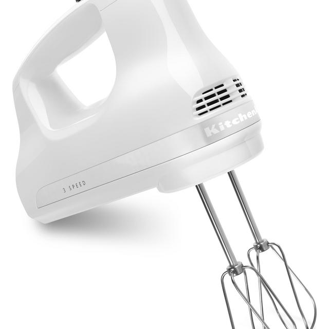 KitchenAid 5-Speed Ultra Power Hand Mixer, White (KHM512WH)