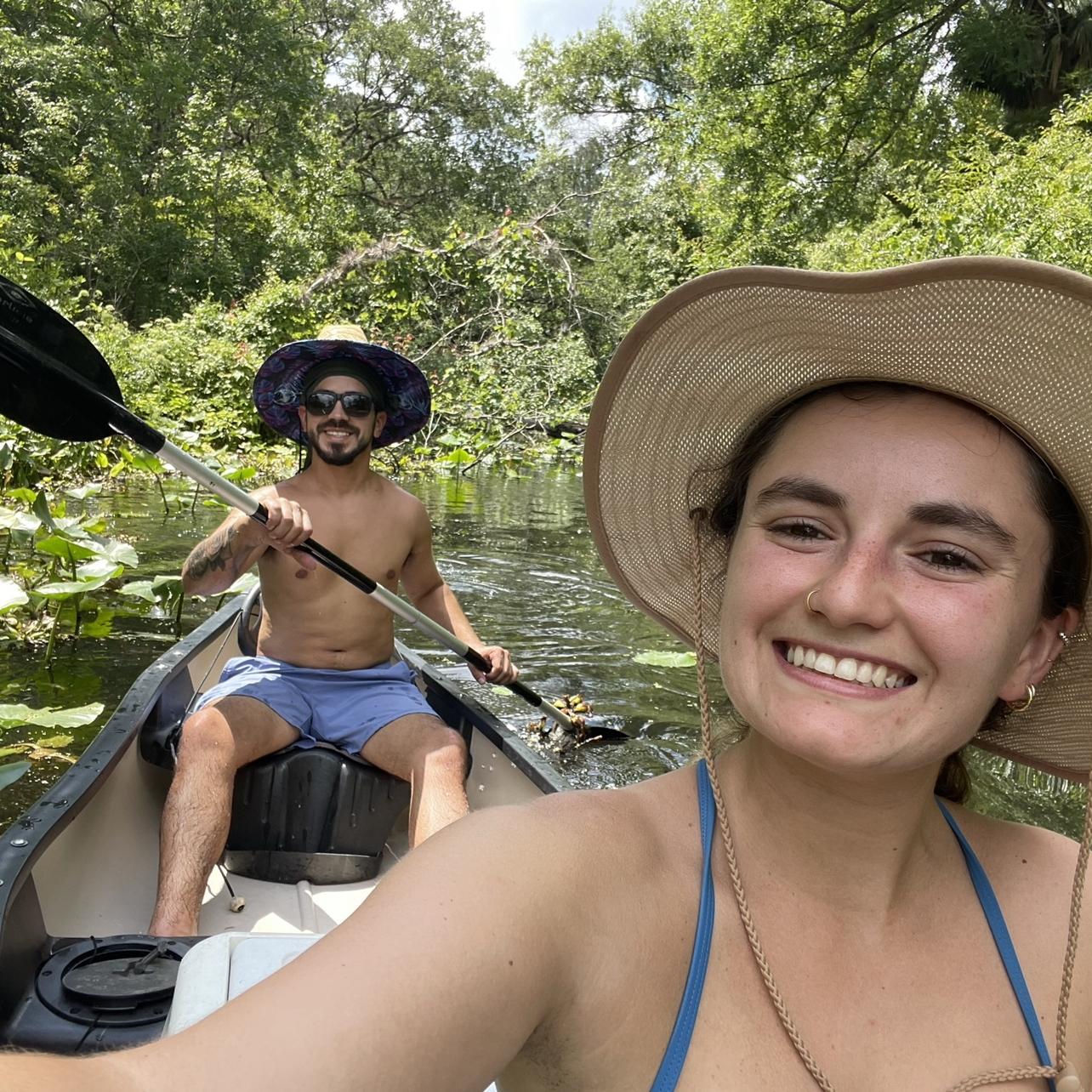 Kayaking at Kings Landing. Ask Mikey about the water bag :)