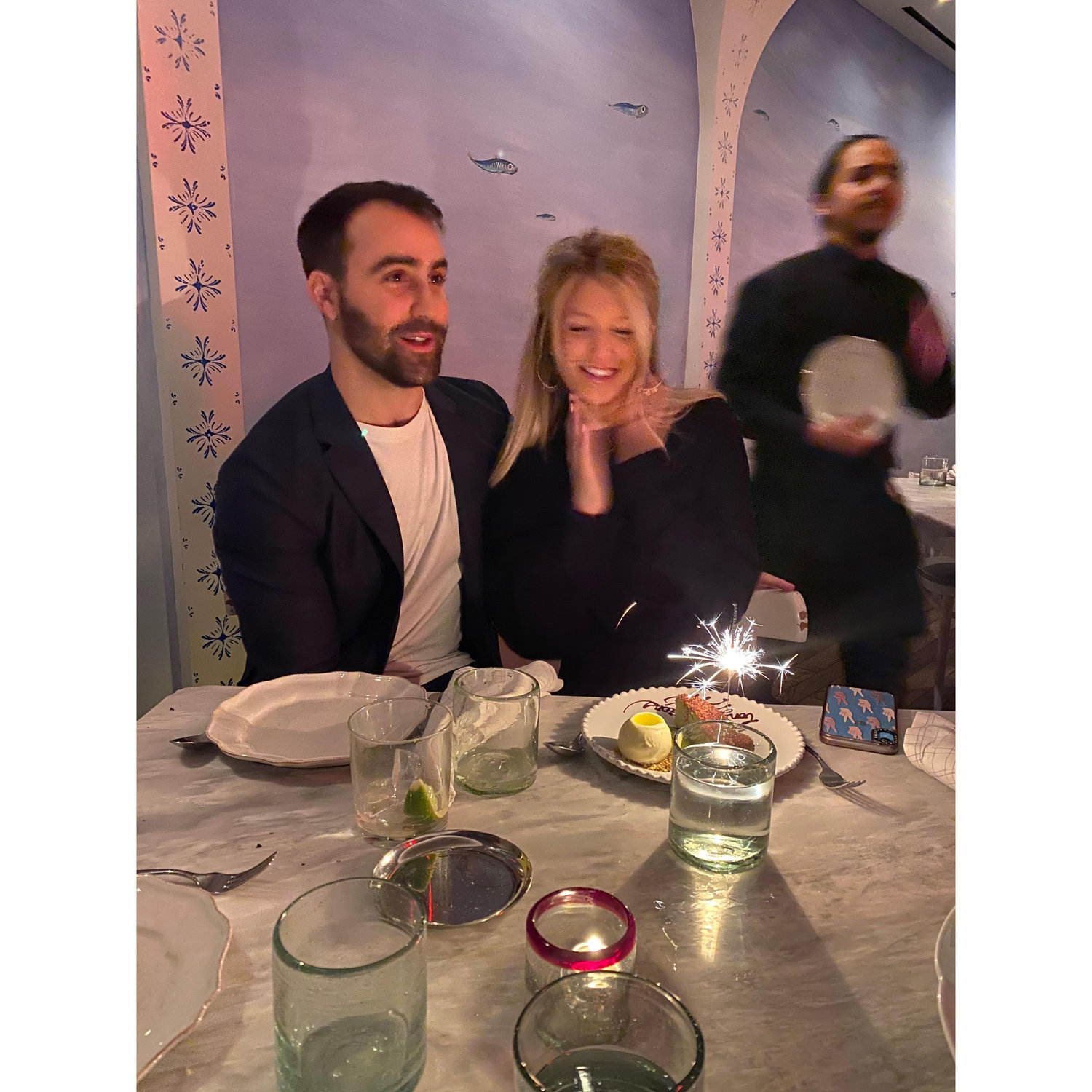 The night we got engaged