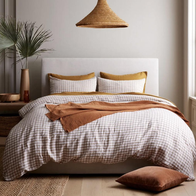 European Linen Duvet Cover Set - King