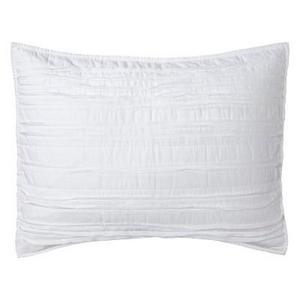 White Raw Edge Quilted Sham (Standard) - Threshold™