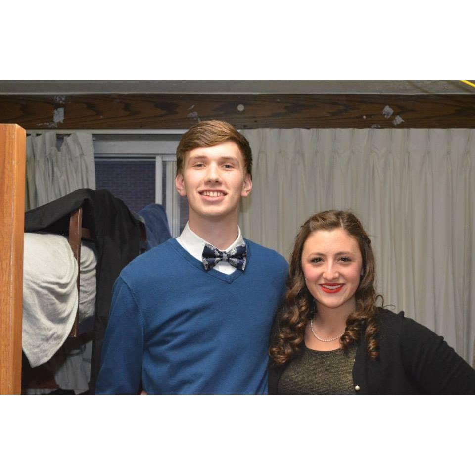 Picture before our first "fancy" Olive Garden date in 2013