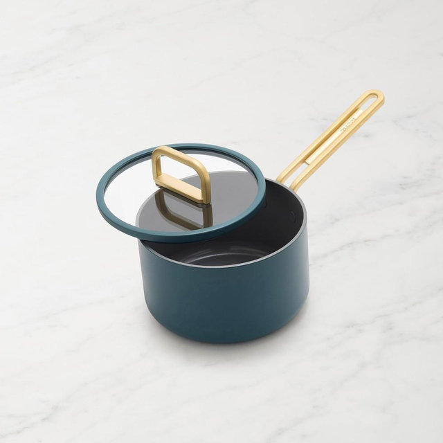 GreenPan™ Stanley Tucci™ Ceramic Nonstick Saucepan, 2-Qt., Venetian Teal