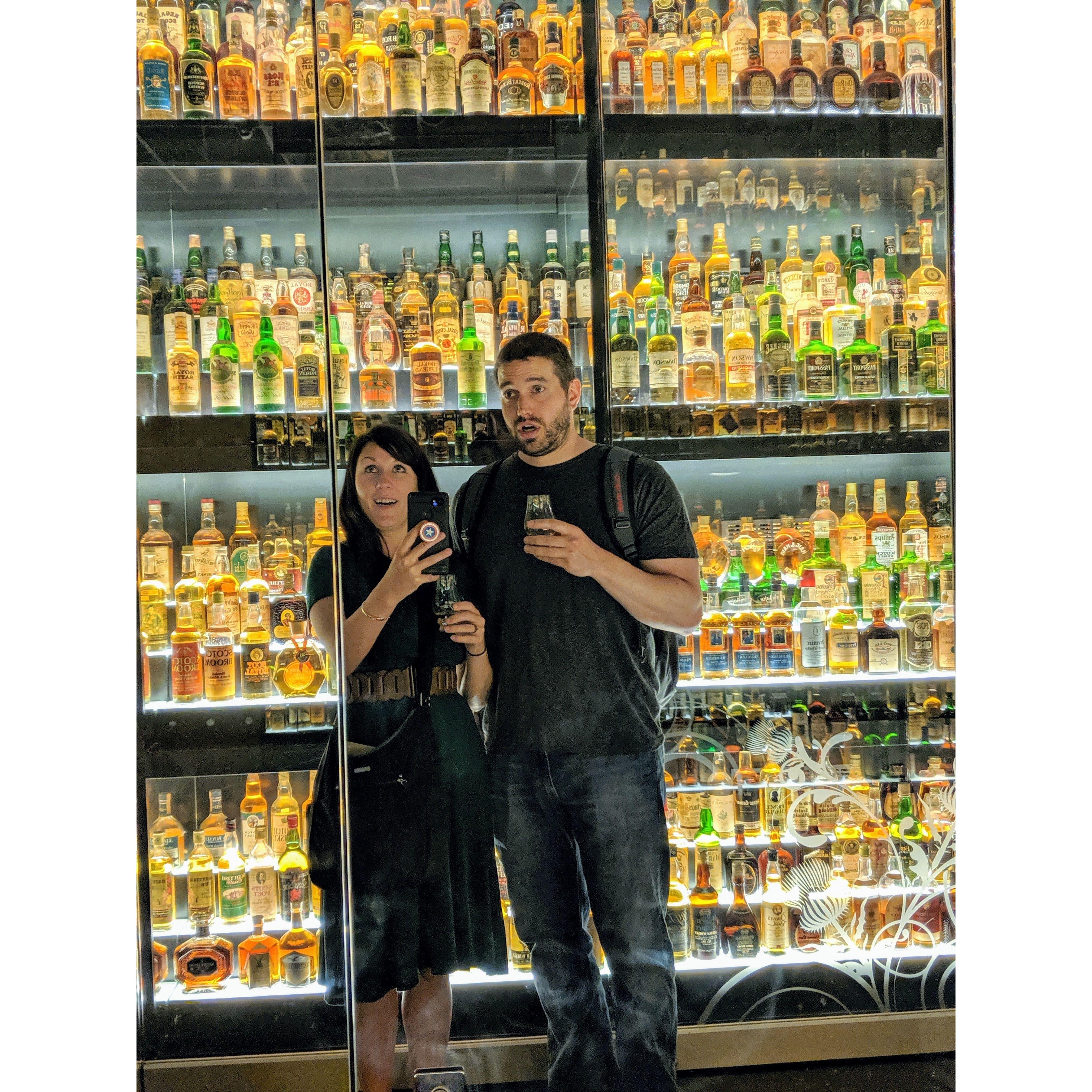 The Scotch Whiskey Experience Hall of Whiskey; Edinburgh, Scotland. July 2019.