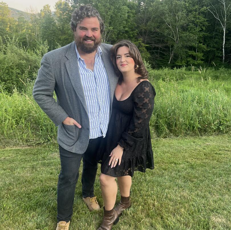 Celebrating the 4th of July and being a newly engaged couple in Onteora.