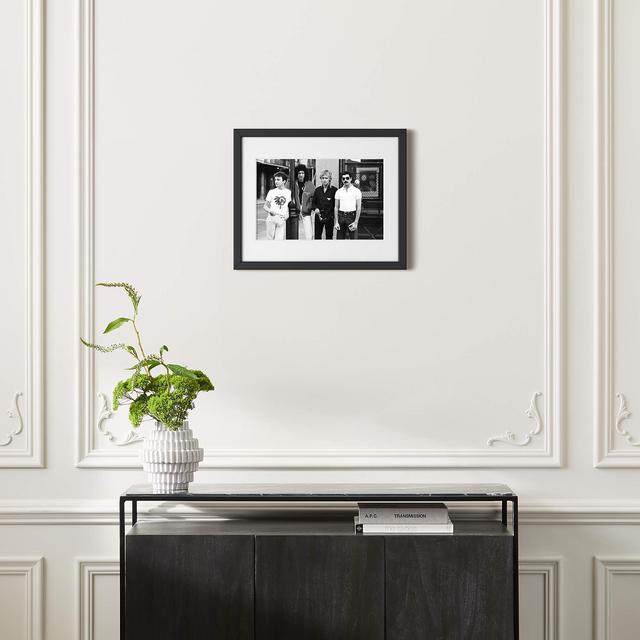 Queen, 1981 with Black Frame 21.5"x17.5"