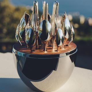 Mood 24-Piece Silverplated Flatware Set, Service for 6