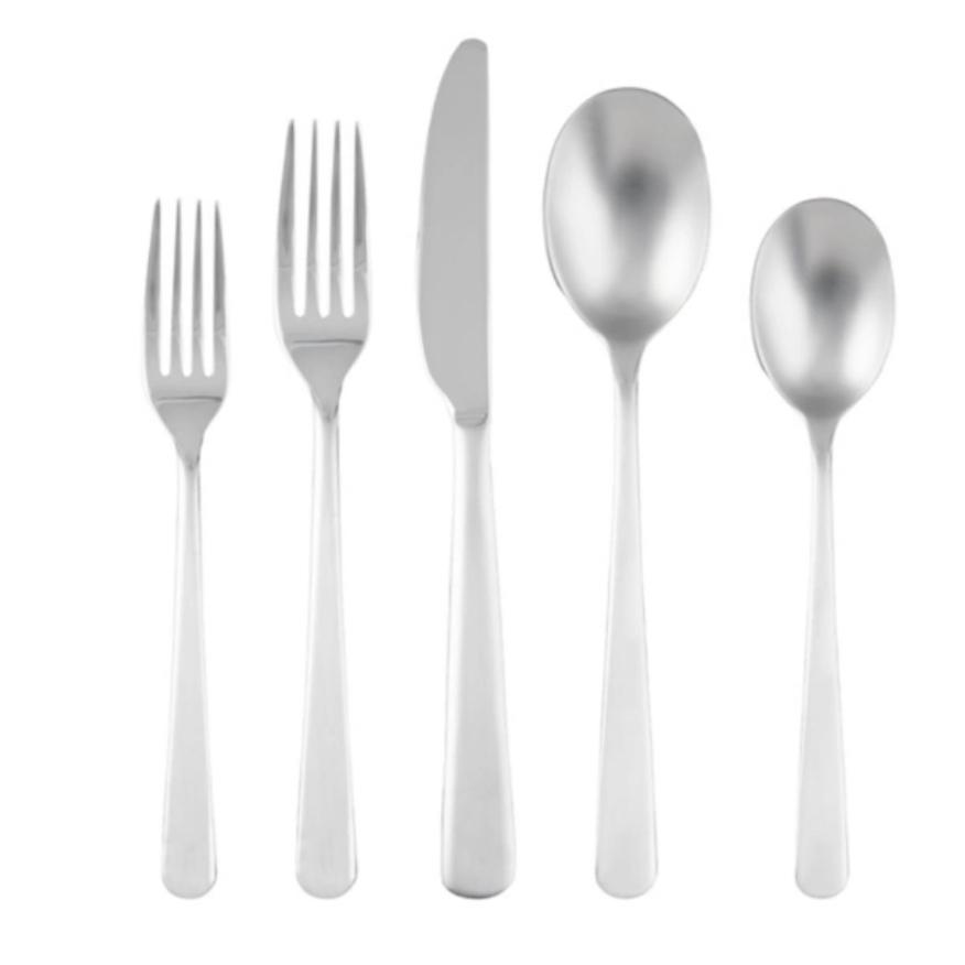 Our Table Cecil Satin 45-Piece Flatware Set
