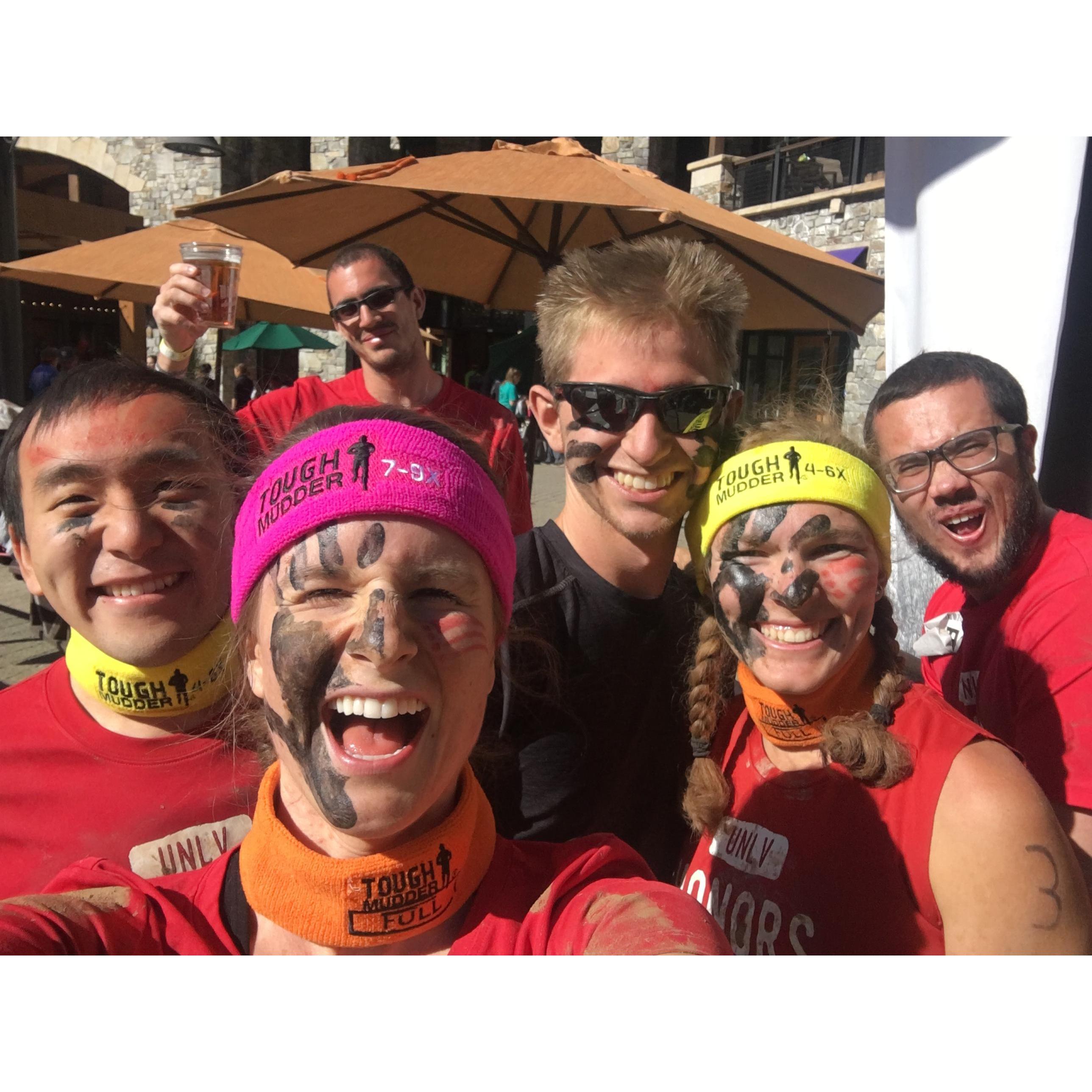 Our Tough Mudder in Lake Tahoe with Anna, Wilson, Cory, and Mooney!