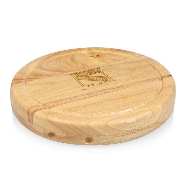 NHL New York Rangers Circo Cheese Cutting Board & Tools Set - Brown