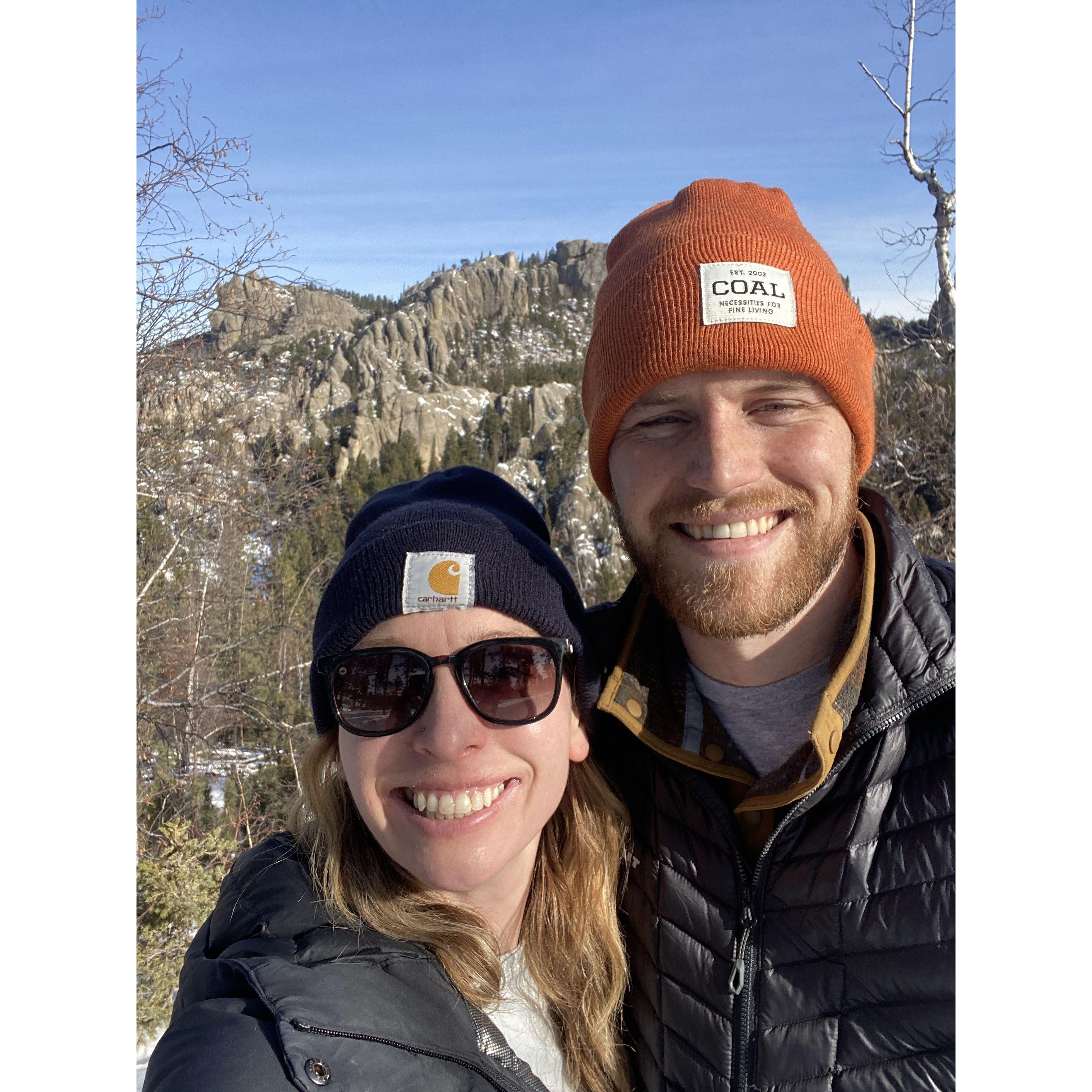 A shot from our adventures in the Black Hills during our Christmas visit to Rapid City, SD in 2022.