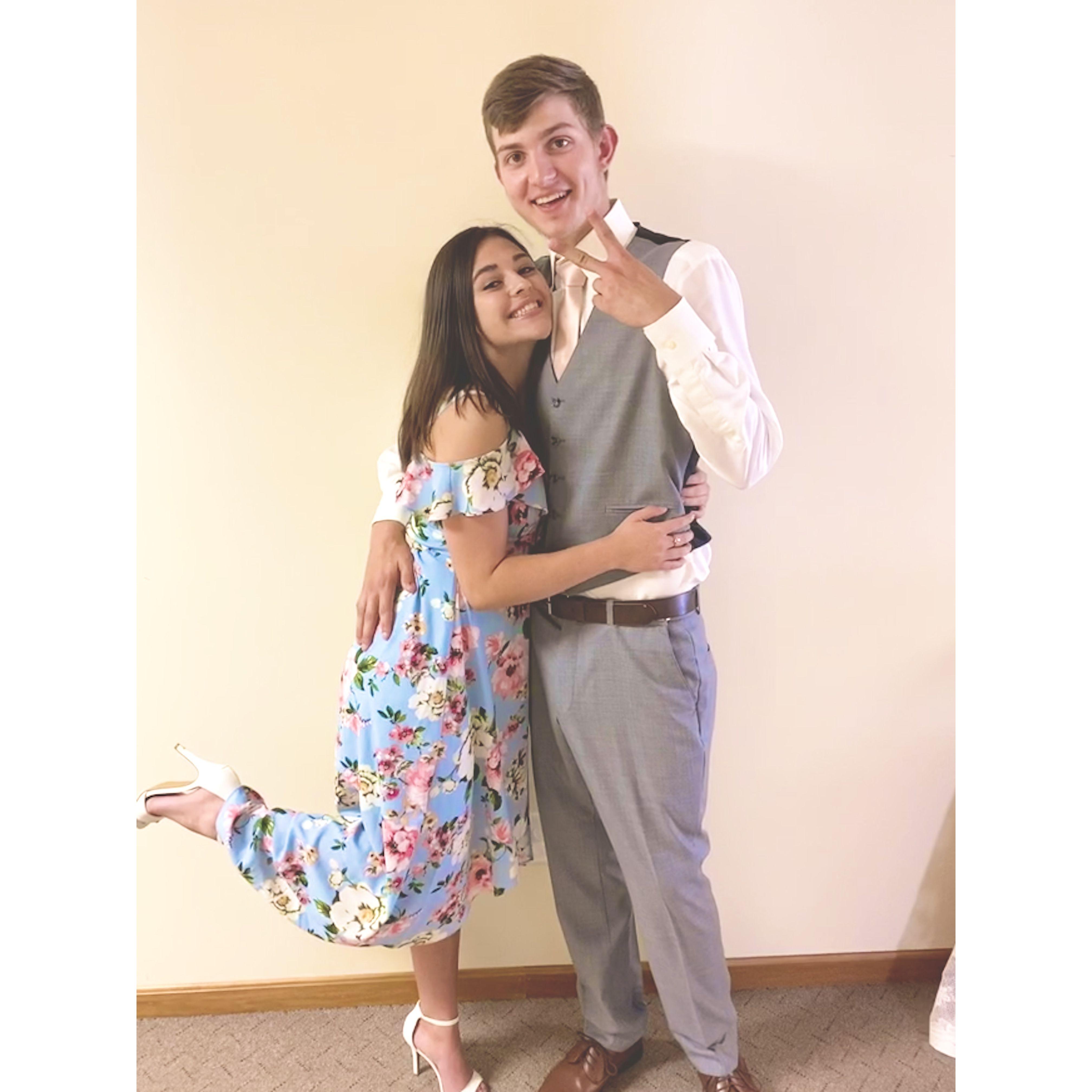 Our first wedding date!